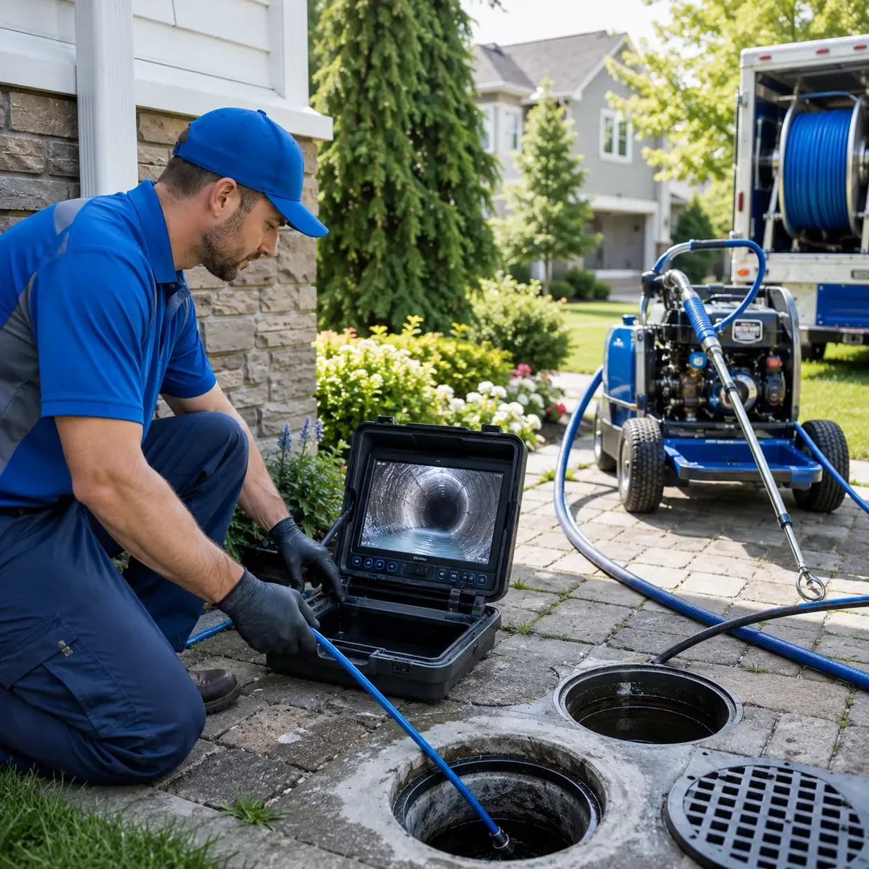 Outdoor drain cleaning professionals serving Wapakoneta, OH